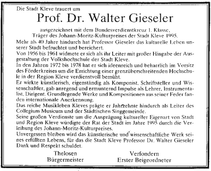 Rheinische Post, 4. Mai 1999